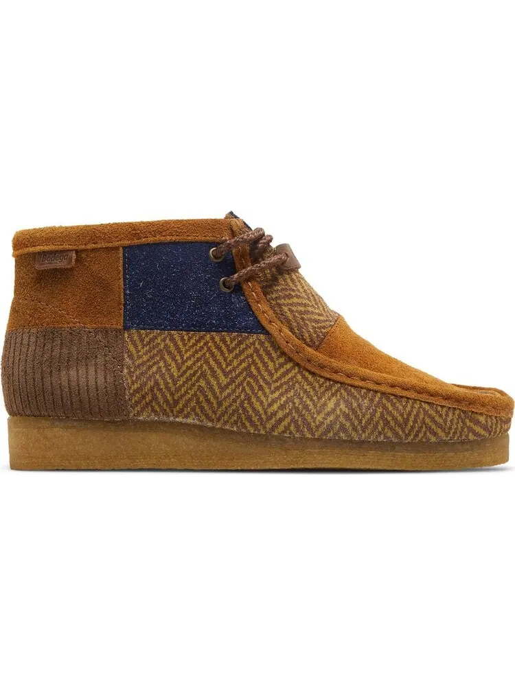 Кроссовки Clarks Bodega x Wallabee 2.0 Heritage Patchwork — изображение 1 из 8, коричневый
