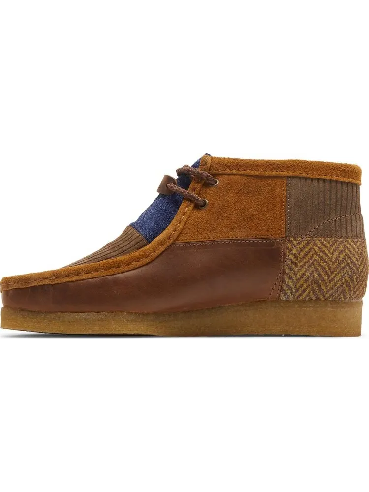 Кроссовки Clarks Bodega x Wallabee 2.0 Heritage Patchwork — изображение 3 из 8, коричневый