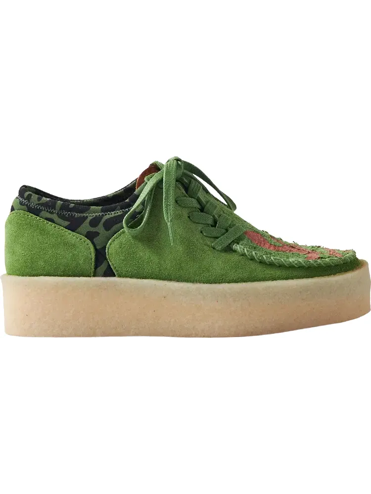 Кроссовки Clarks Salehe Bembury x Mud Moss Lugger Cupsole Sapa Green — изображение 1 из 1, зеленый