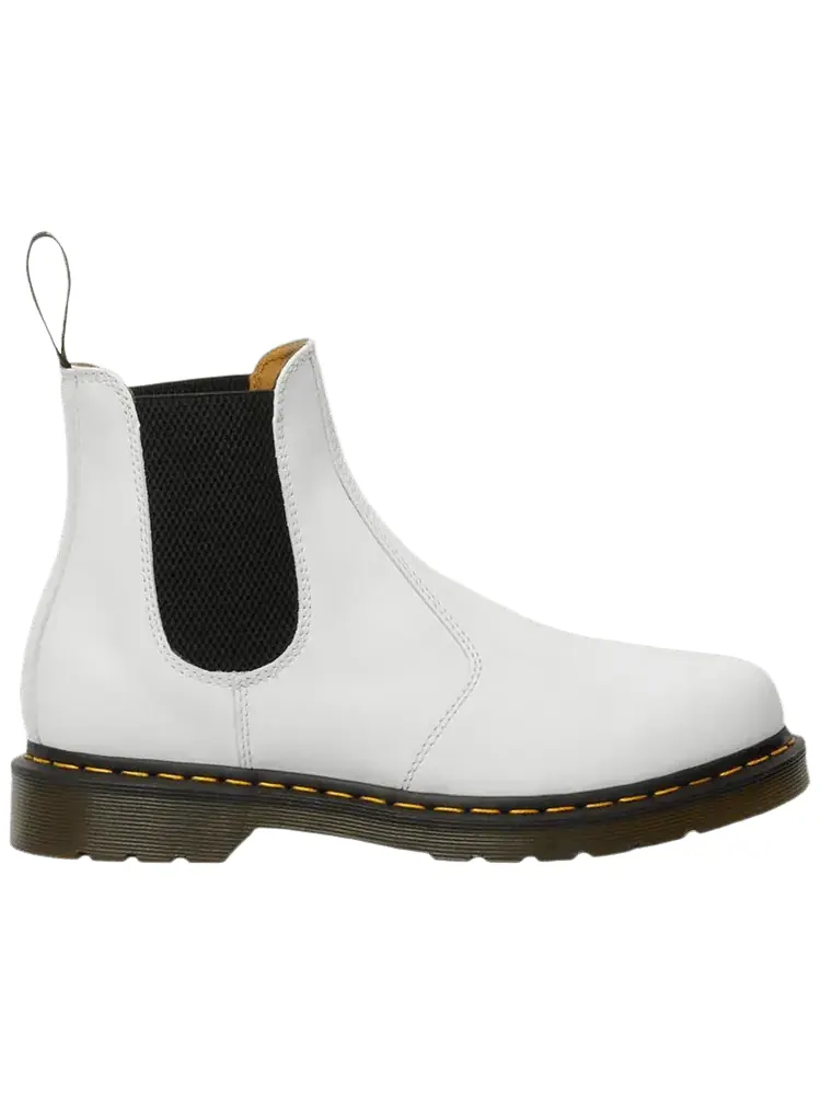 Ботинки Dr. Martens 2976 Yellow Stitch White — изображение 1 из 1, белый