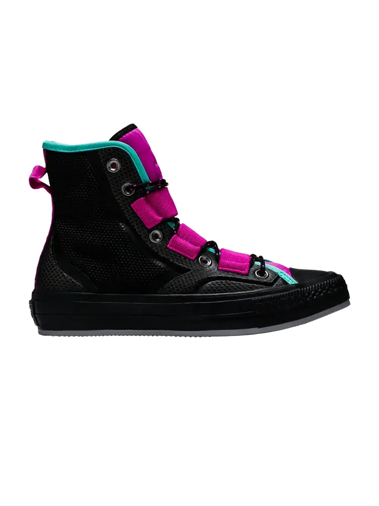 Кроссовки Converse Chuck 70 Tech Hiker High GS 'Black Hyper Magenta' — изображение 1 из 1, черный