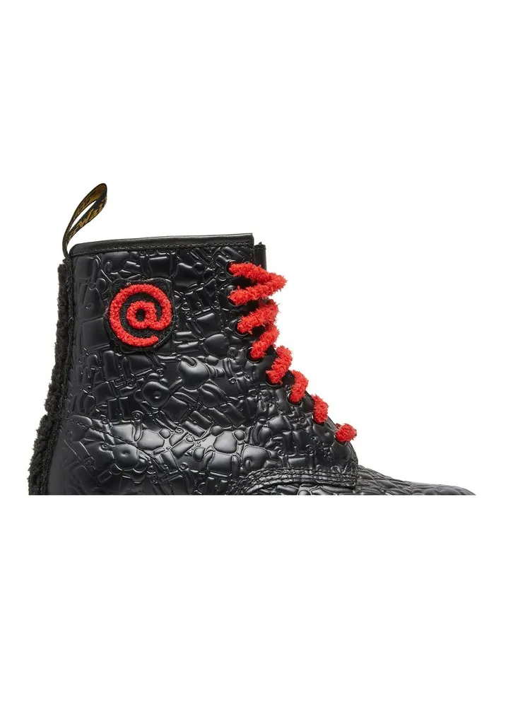 Кроссовки Dr. Martens Medicom Toy x 1460 'BerBrick', кожаные — изображение 2 из 8, черный