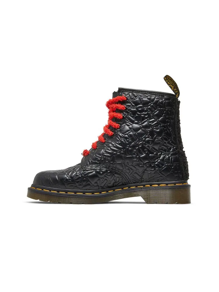 Кроссовки Dr. Martens Medicom Toy x 1460 'BerBrick', кожаные — изображение 3 из 8, черный