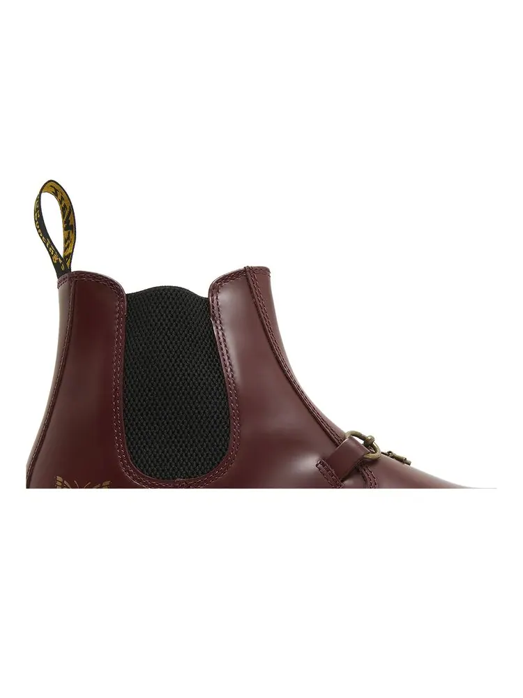 Ботинки Dr. Martens Needles x 2976 Snaffle Chelsea Cherry Red, кожаные — изображение 2 из 2, красные