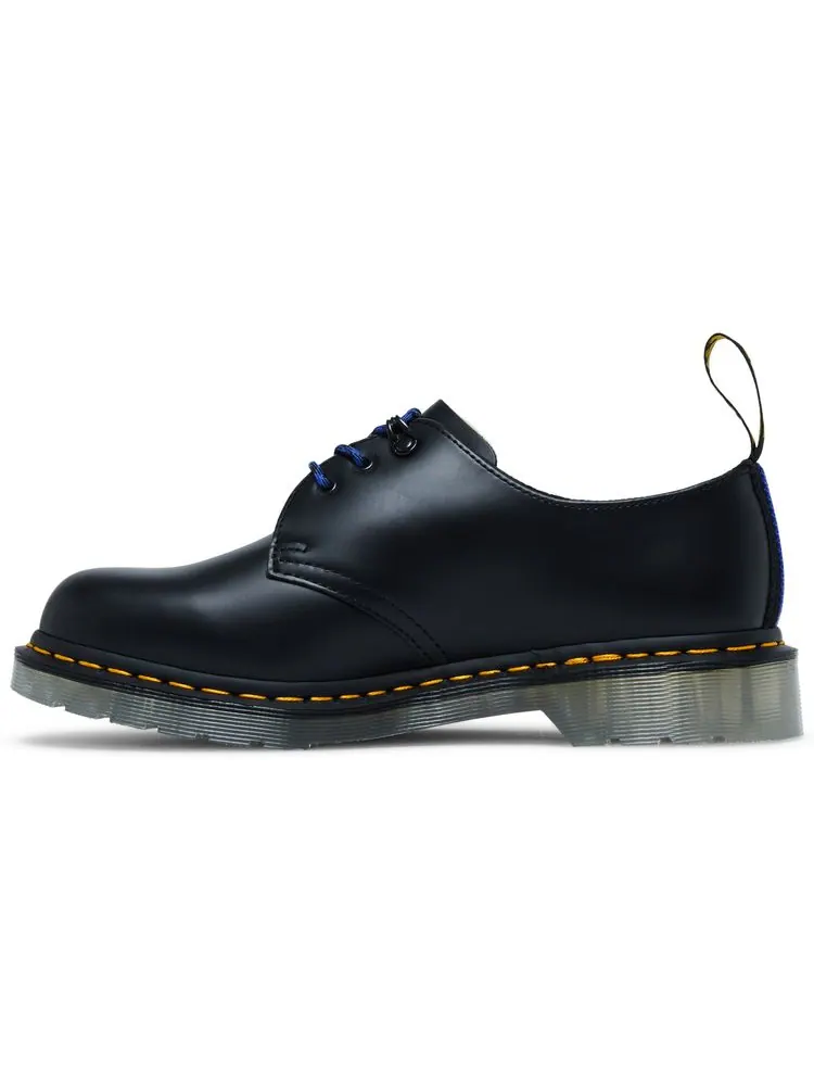 Кроссовки Dr. Martens atmos x 1461 'Black', кожаные — изображение 2 из 5, черный