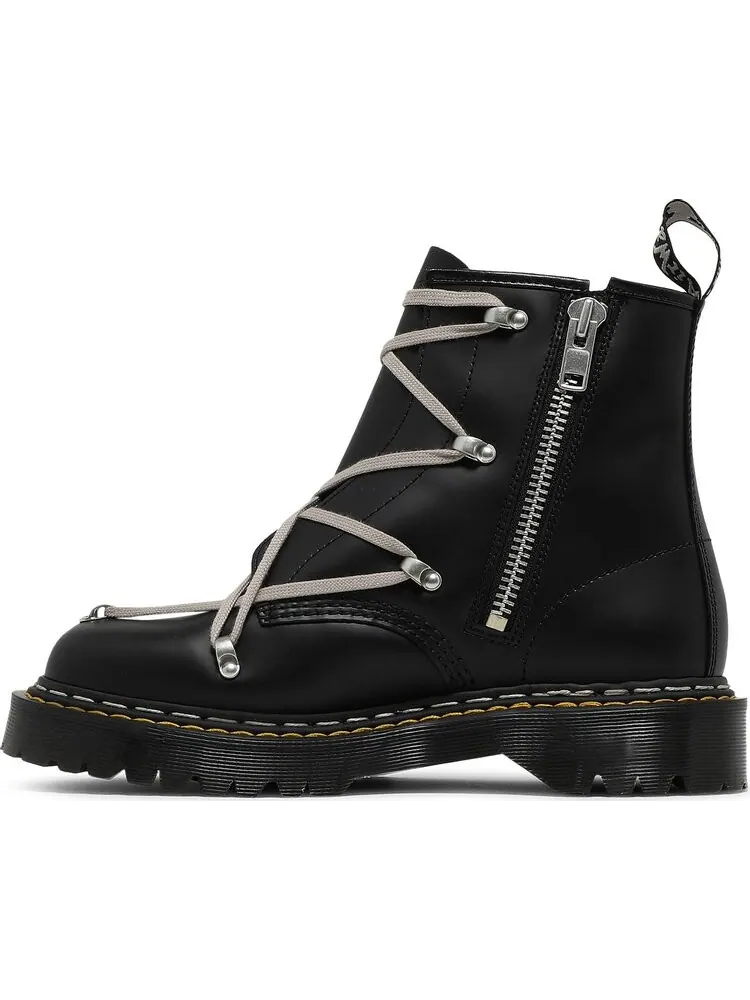 Ботинки мужские Dr. Martens x Rick Owens высокие со шнуровкой — изображение 3 из 7, черный