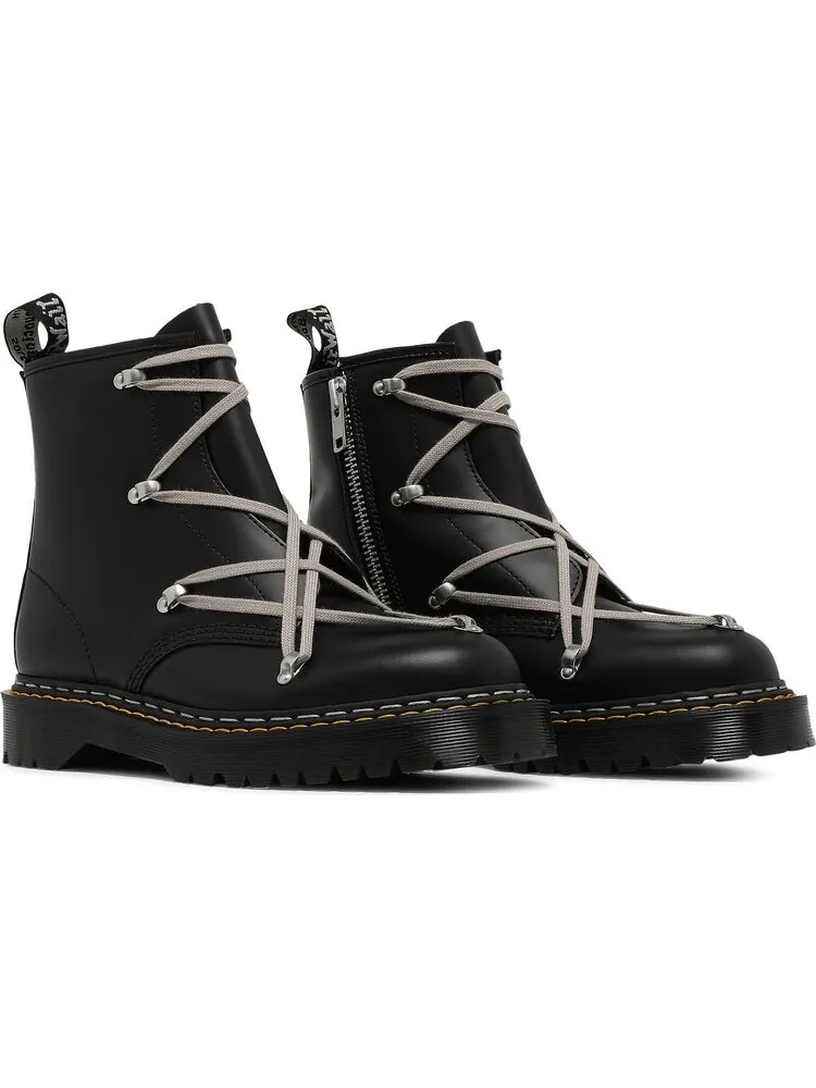 Ботинки мужские Dr. Martens x Rick Owens высокие со шнуровкой — изображение 7 из 7, черный