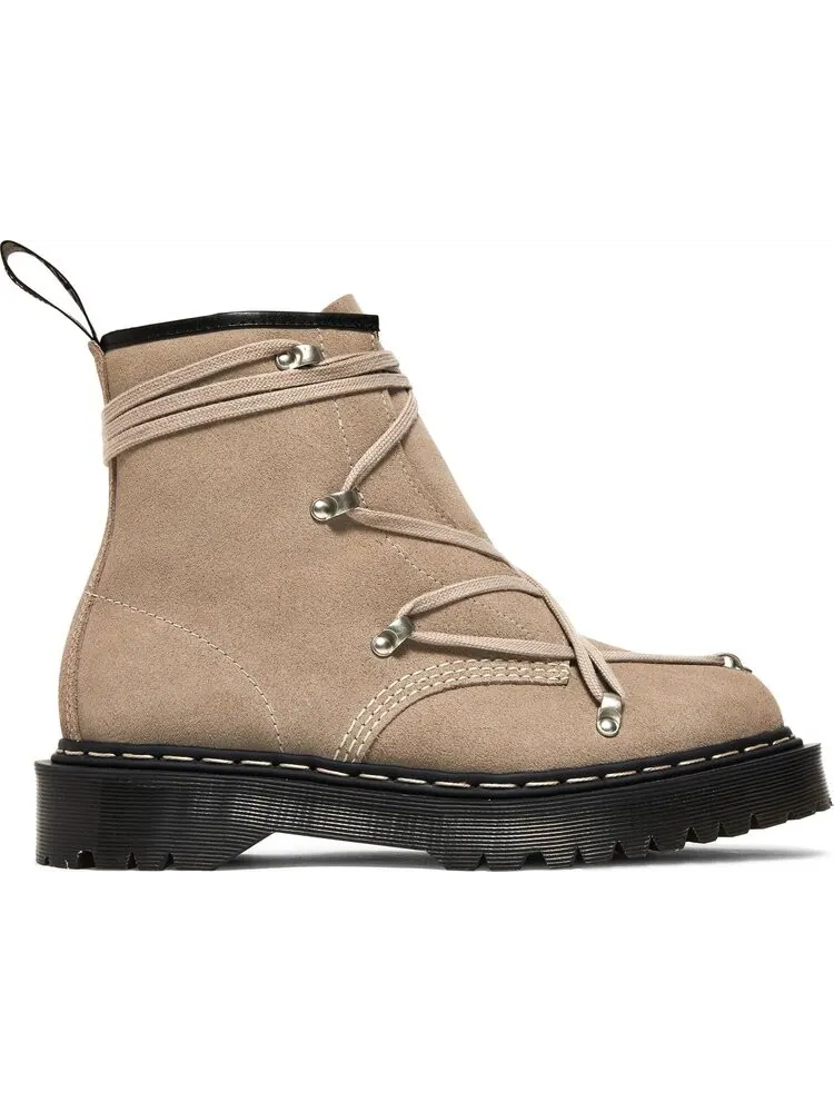 Ботинки мужские Dr. Martens x Rick Owens шнурованные замшевые серые — изображение 1 из 8, серый