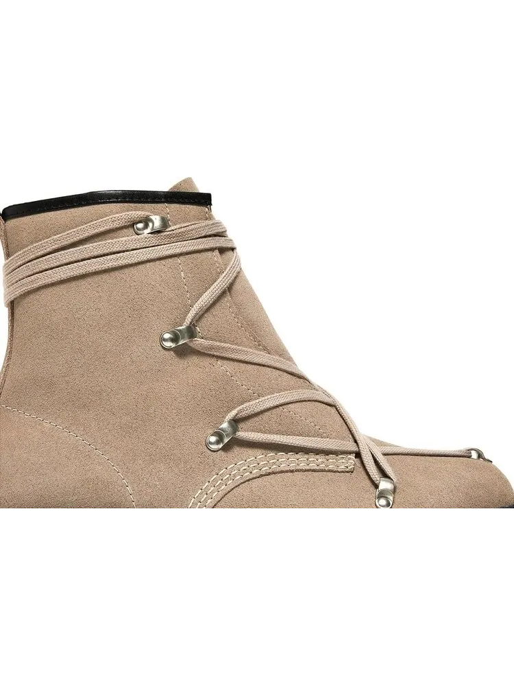 Ботинки мужские Dr. Martens x Rick Owens шнурованные замшевые серые — изображение 2 из 8, серый