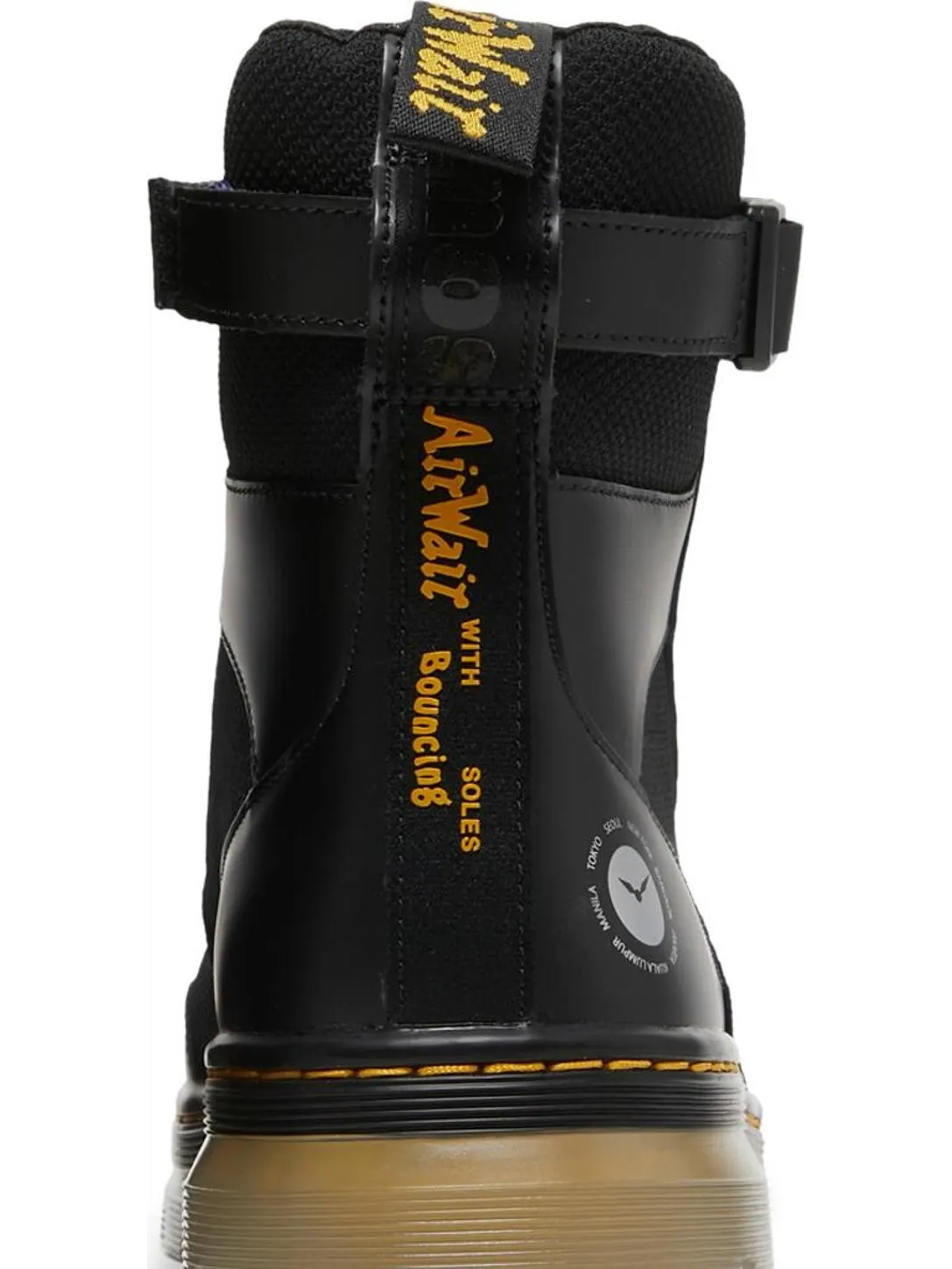 Ботинки мужские Dr. Martens x Atmos x Combs Tech высокие черные — изображение 6 из 7, черный