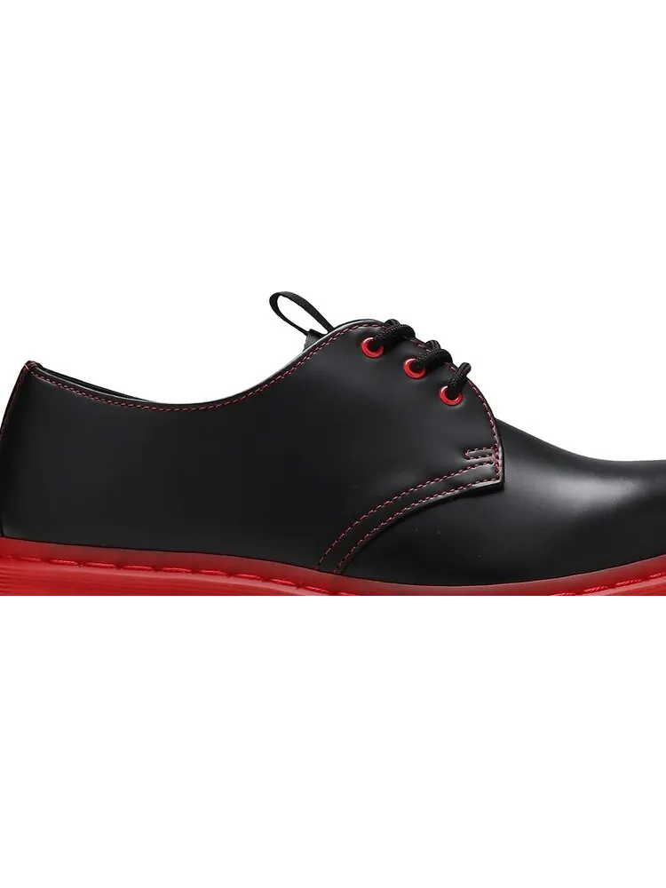 Ботинки мужские Dr. Martens x CLOT с цветной подошвой — изображение 2 из 8, черный/красный