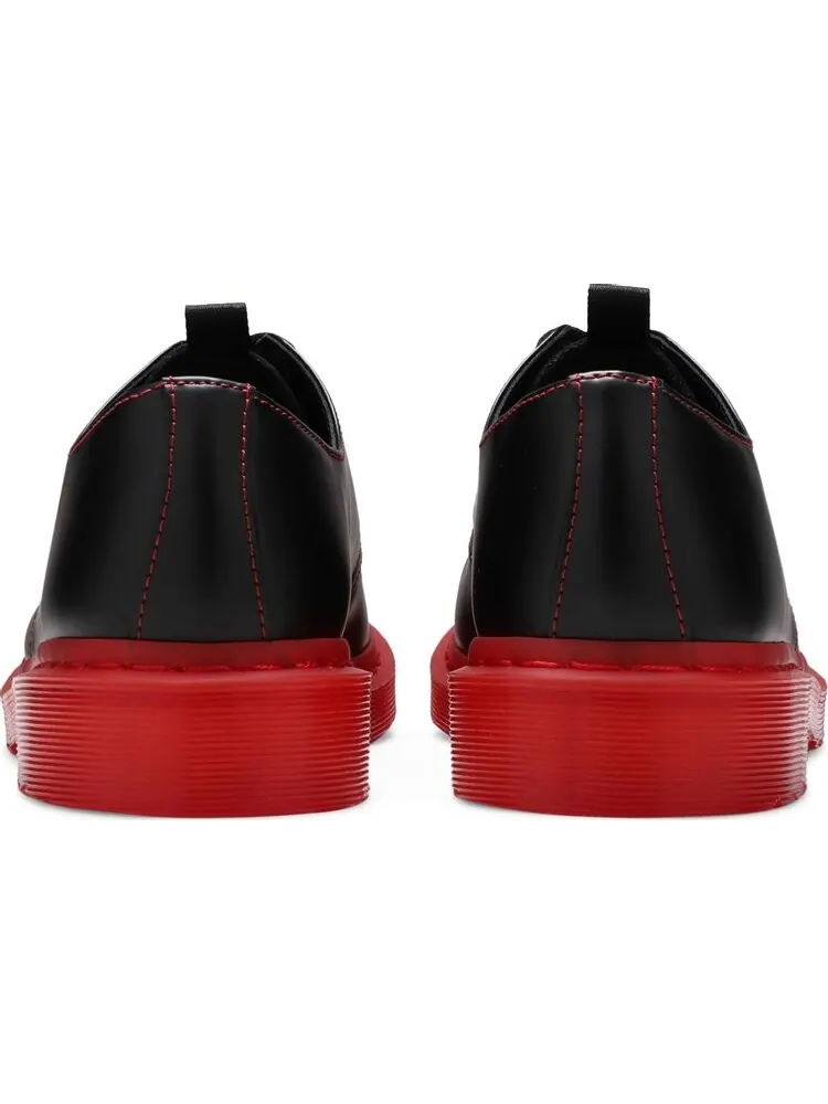Ботинки мужские Dr. Martens x CLOT с цветной подошвой — изображение 6 из 8, черный/красный