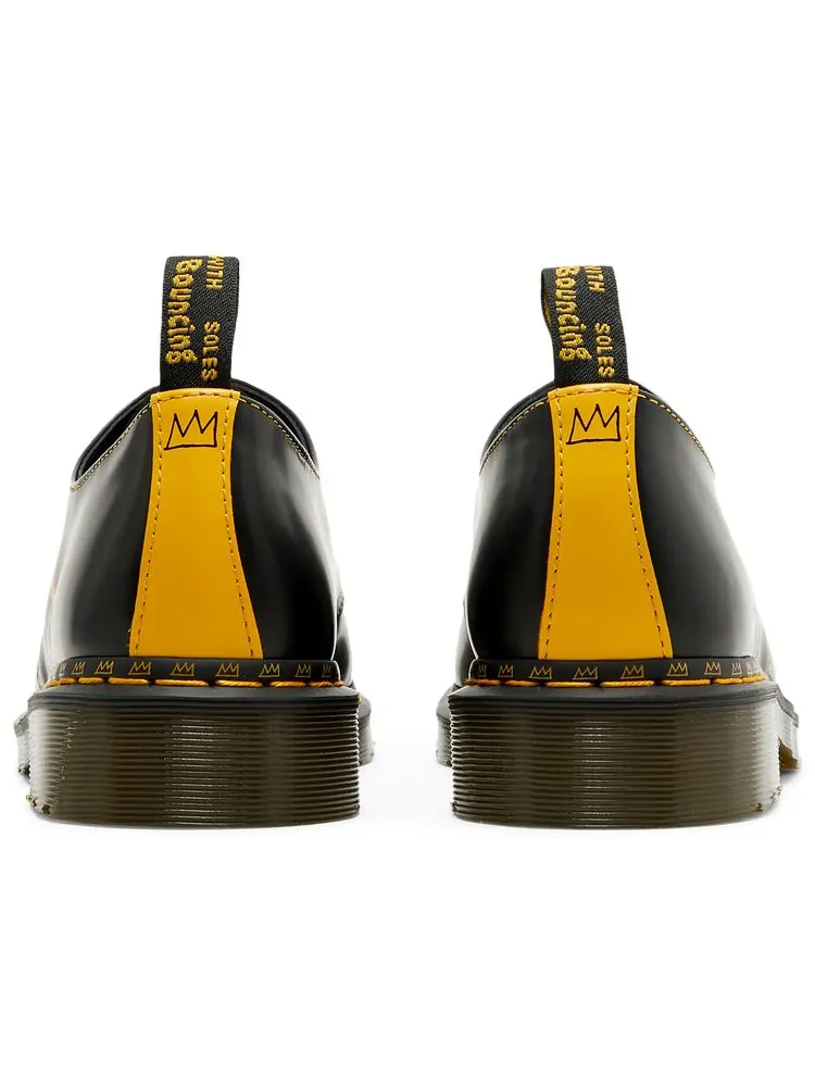 Кроссовки Dr. Martens x Jean-Michel Basquiat 1461 'Pez Dispenser', кожаные — изображение 6 из 8, черный