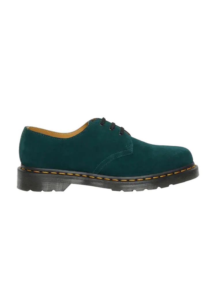 Ботинки Dr. Martens 1461 низкие замшевые темно-зеленые — изображение 1 из 1, зеленый
