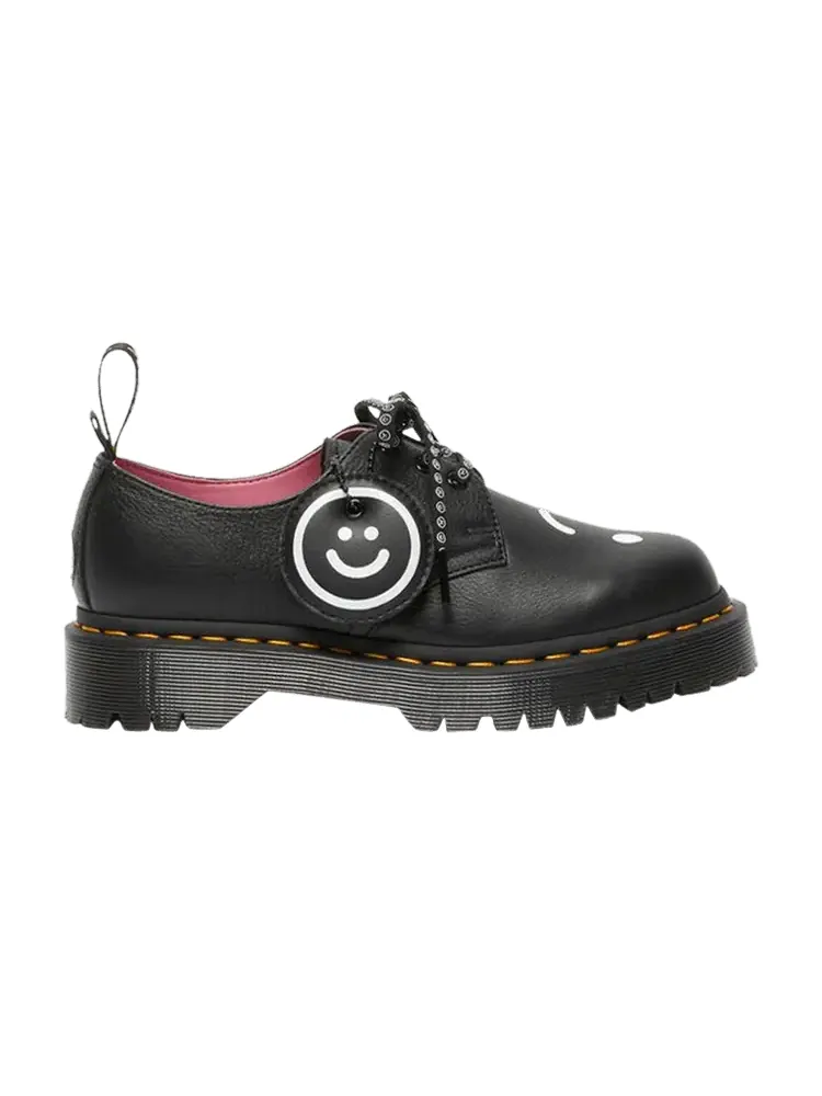 Кроссовки Dr. Martens Lazy Oaf x Wmns 1461 Bex Low Black Pisa, низкие — изображение 1 из 1, черный