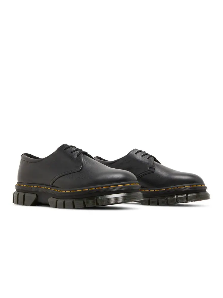 Кроссовки Dr. Martens Rikard Lunar Leather Platform Low 'Black', кожаные — изображение 8 из 8, черный