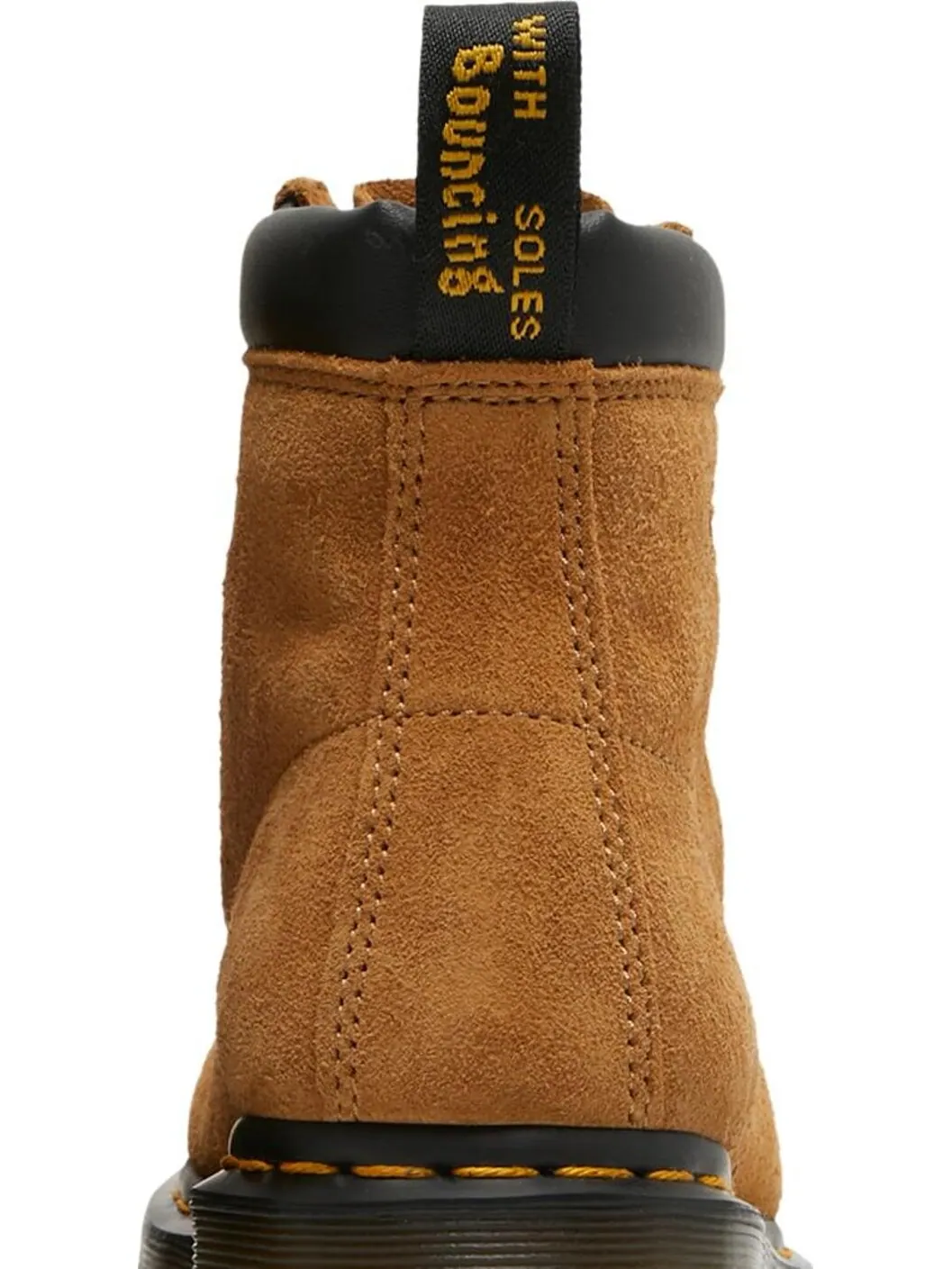Ботинки мужские Dr. Martens x Stussy высокие кожаные — изображение 7 из 8, коричневый