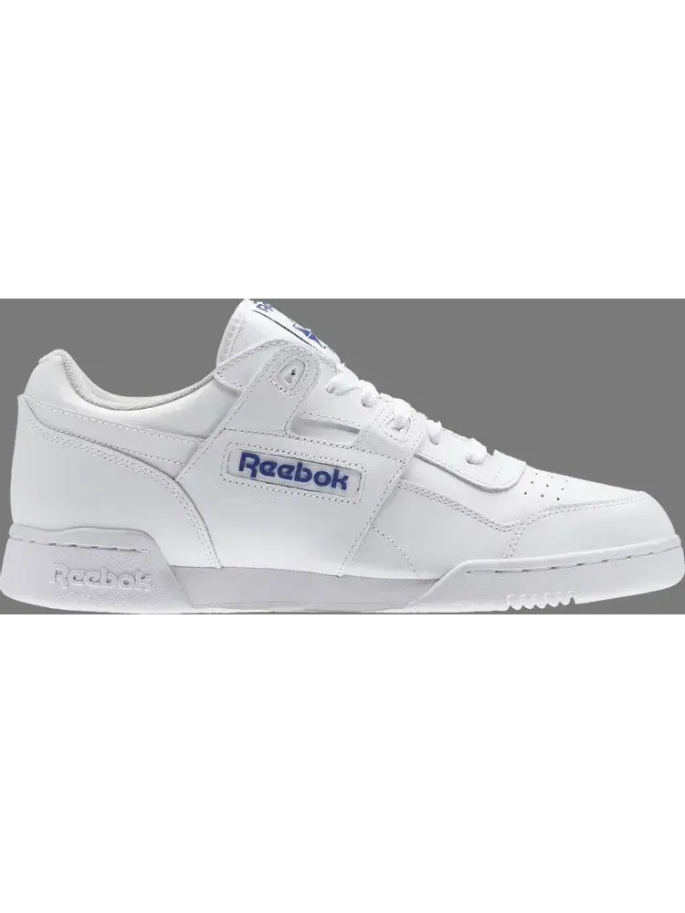 Кроссовки Reebok Workout Plus — изображение 1 из 1, белый/темно-синий