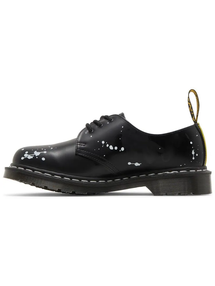 Кроссовки Dr. Martens Neighborhood x 1461 Made In England 'Paint Splatter' — изображение 3 из 8, черный