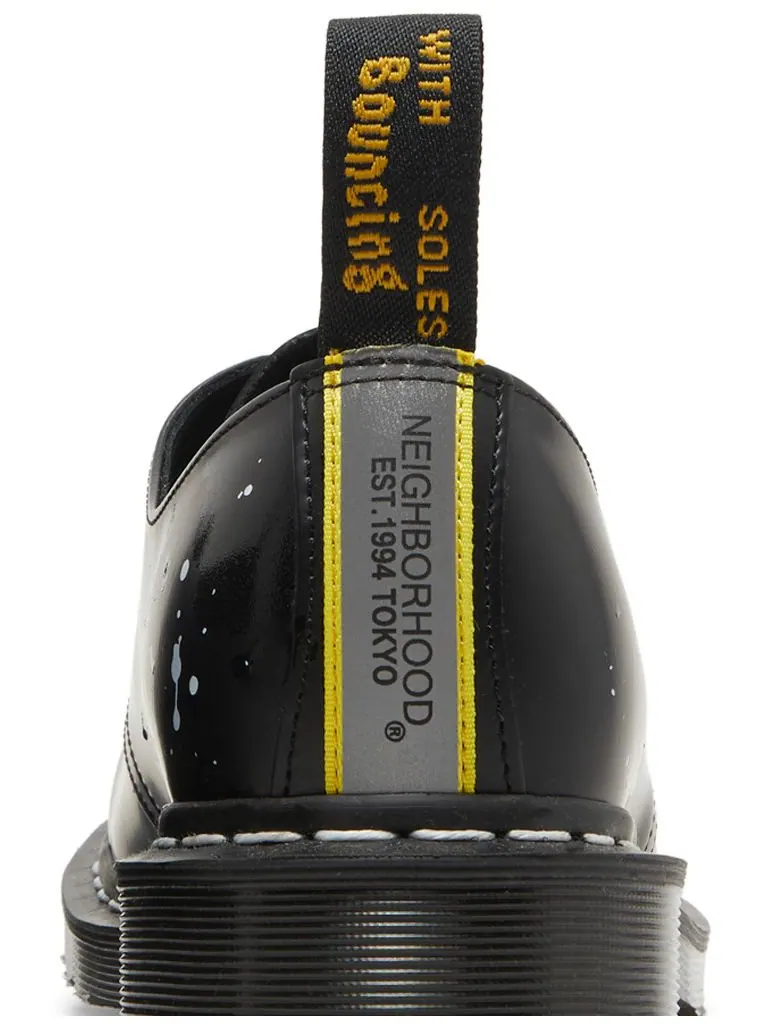 Кроссовки Dr. Martens Neighborhood x 1461 Made In England 'Paint Splatter' — изображение 7 из 8, черный