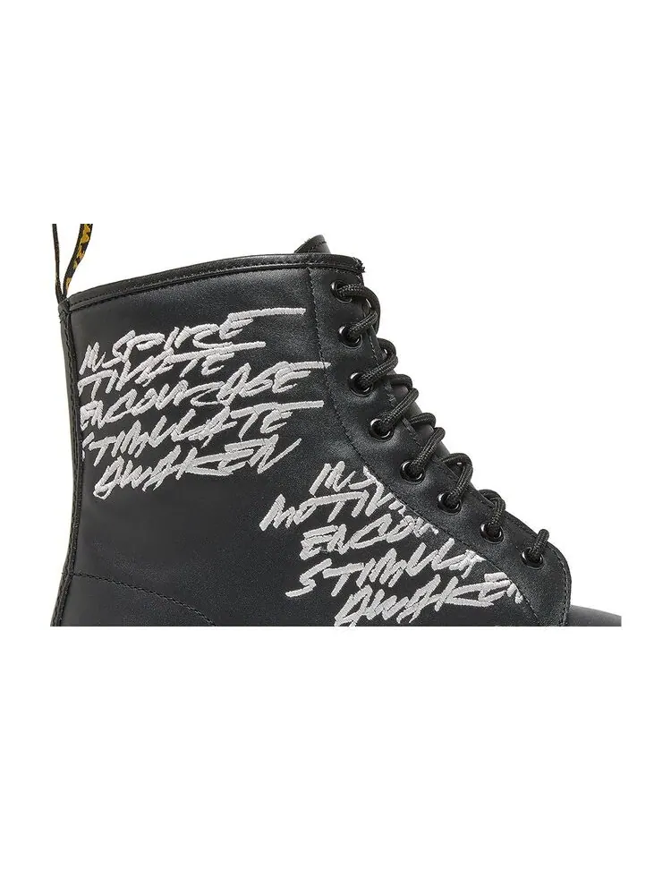 Ботинки Dr. Martens Futura Laboratories x 1460 Embroidered Black — изображение 2 из 6, черный