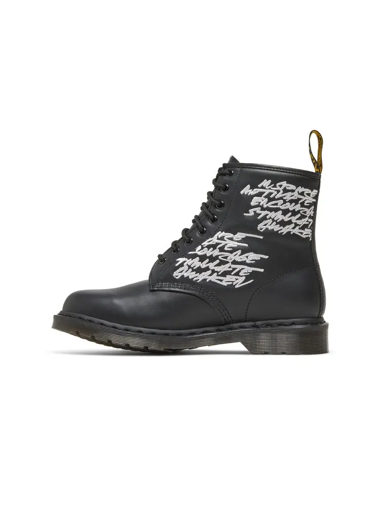 Ботинки Dr. Martens Futura Laboratories x 1460 Embroidered Black — изображение 3 из 6, черный