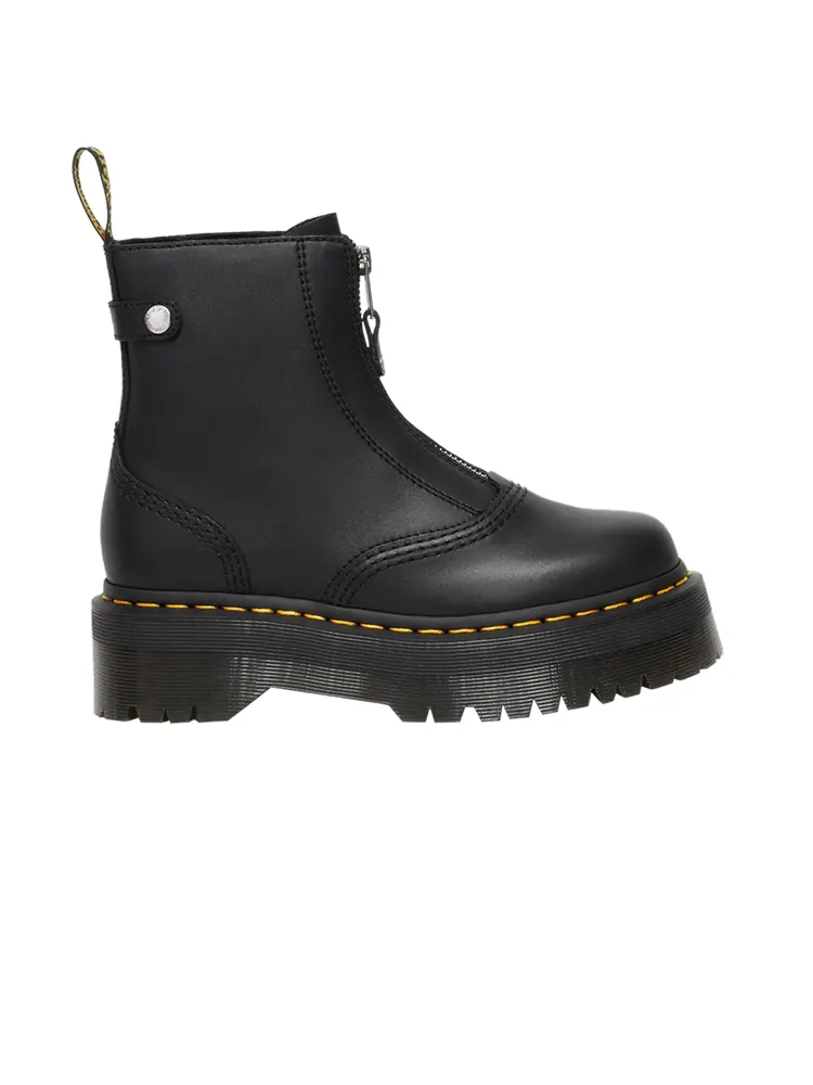 Ботинки Dr. Martens х UGG Wmns Jetta Zip на платформе, кожаные — изображение 1 из 1, черный