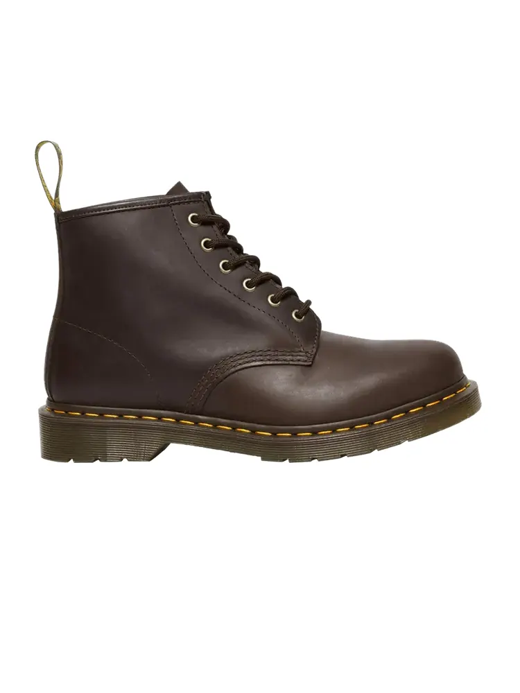 Ботинки Dr. Martens 101 Crazy Horse кожаные — изображение 1 из 1, коричневый