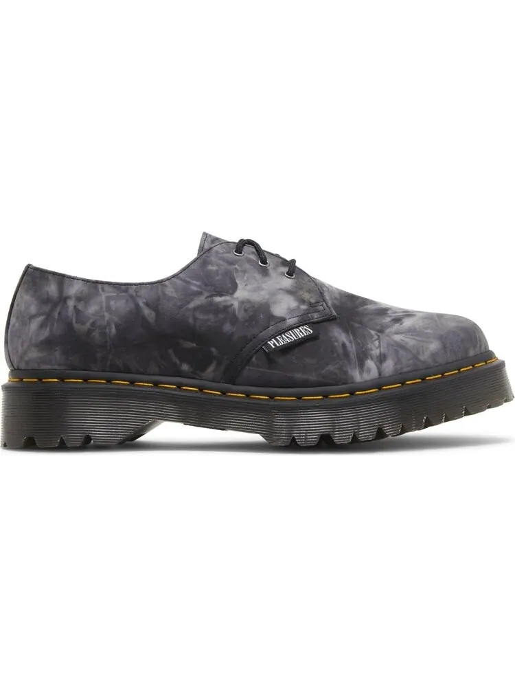 Ботинки Dr. Martens Pleasures x 1461 низкие с принтом — изображение 1 из 8, черный
