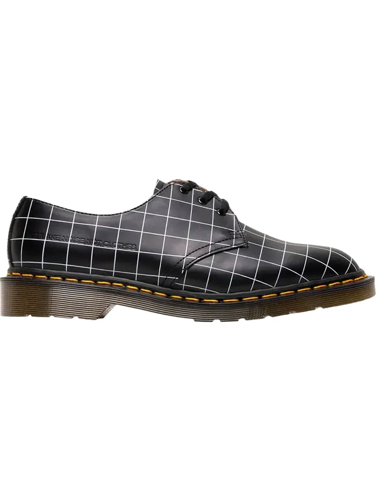 Ботинки мужские Dr. Martens Undercover x 1461 низкие с принтом — изображение 1 из 1, черный