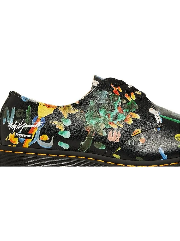 Ботинки Dr. Martens x Supreme x Yohji Yamamoto низкие с принтом — изображение 2 из 8, черный