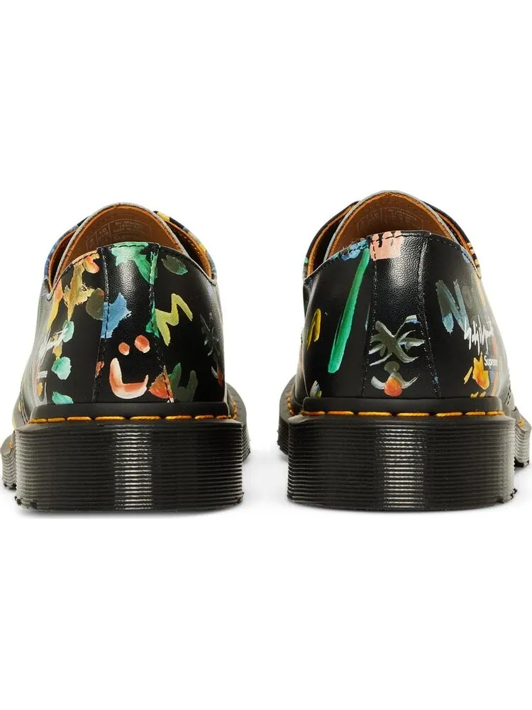 Ботинки Dr. Martens x Supreme x Yohji Yamamoto низкие с принтом — изображение 6 из 8, черный