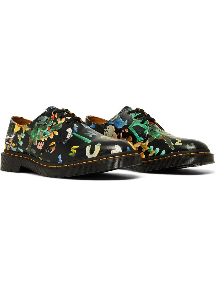 Ботинки Dr. Martens x Supreme x Yohji Yamamoto низкие с принтом — изображение 8 из 8, черный