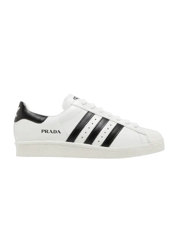 Кроссовки adidas Prada x Superstar 'White Black' — изображение 1 из 9, белый/черный/белый