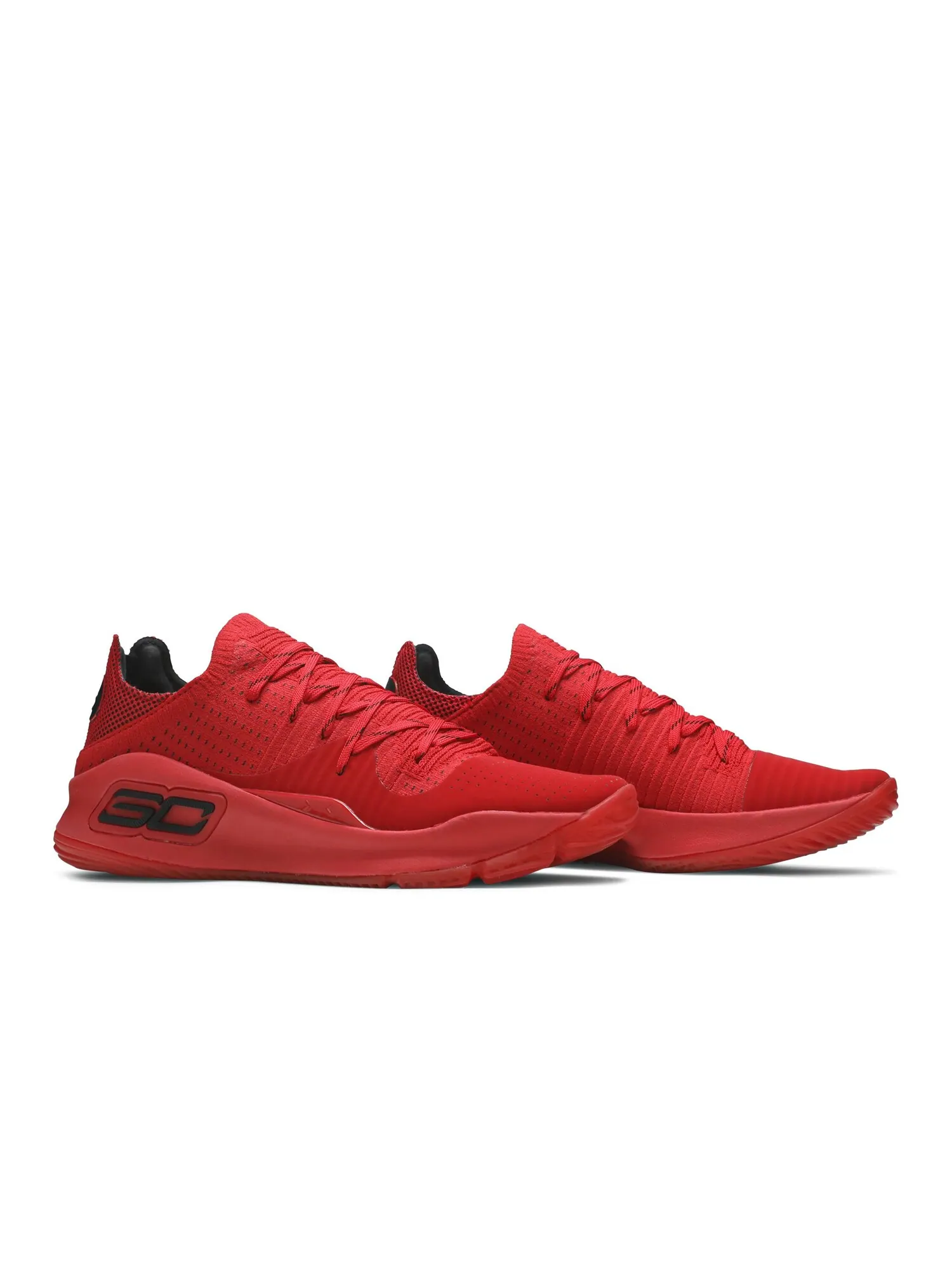 Кроссовки Curry 4 Low Under Armour — изображение 8 из 8, красный/красный/красный