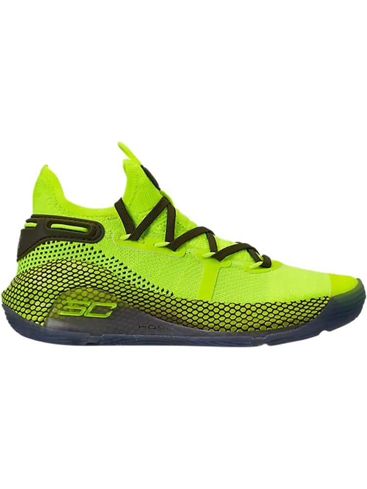 Кроссовки Under Armour Curry 6 GS Coy Fish — изображение 1 из 1, желтый