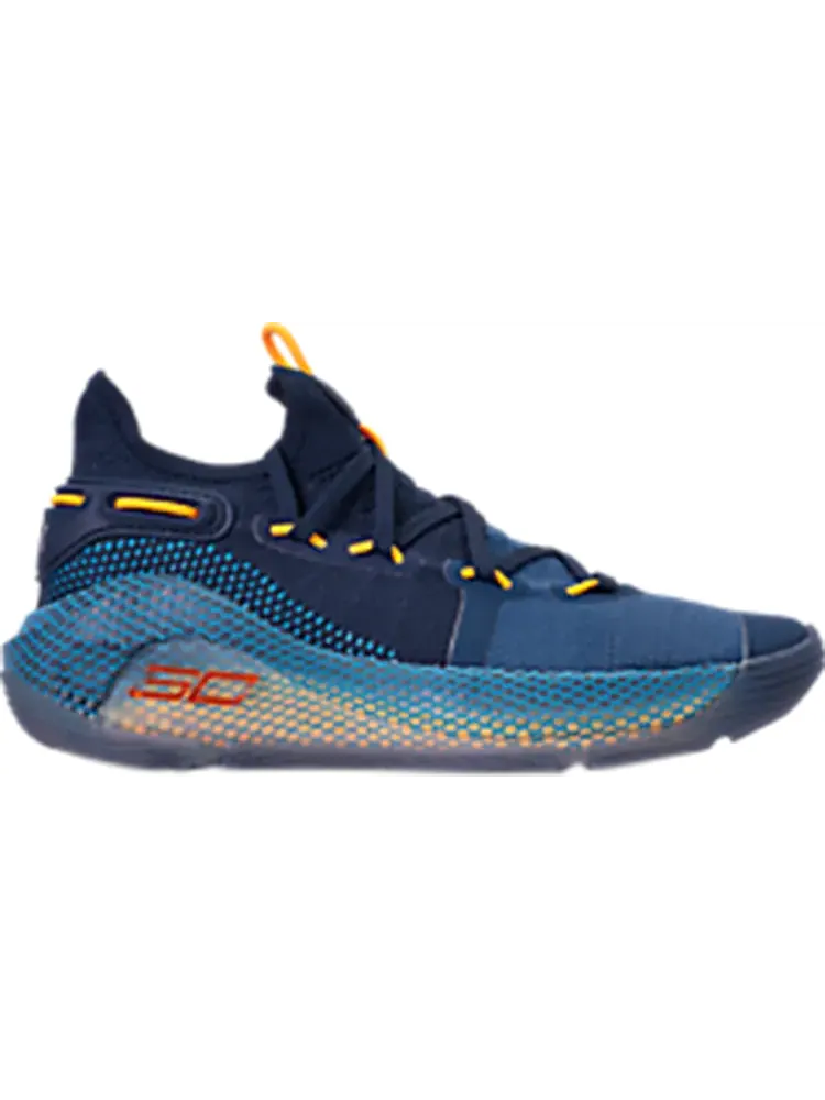 Кроссовки Under Armour Curry 6 GS Underrated — изображение 1 из 1, синий