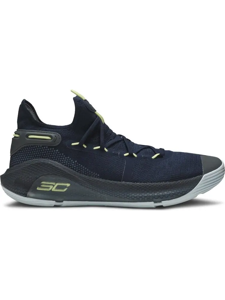 Кроссовки Under Armour Curry 6 International Boulevard — изображение 1 из 8, синий
