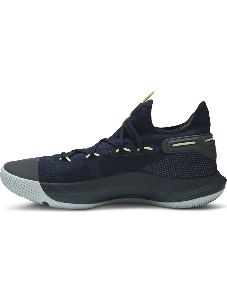 Кроссовки Under Armour Curry 6 International Boulevard — изображение 3 из 8, синий