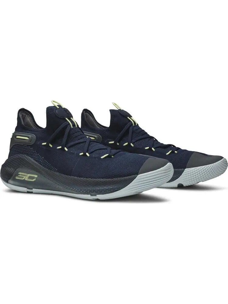 Кроссовки Under Armour Curry 6 International Boulevard — изображение 8 из 8, синий