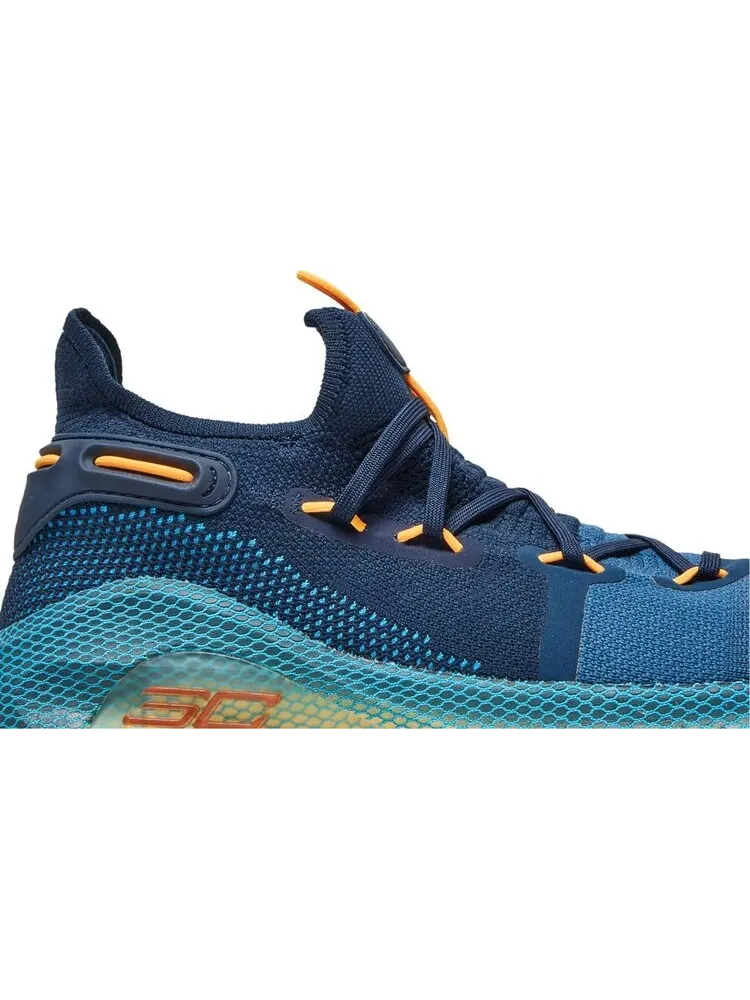 Кроссовки Under Armour Curry 6 Underrated — изображение 2 из 8, синий