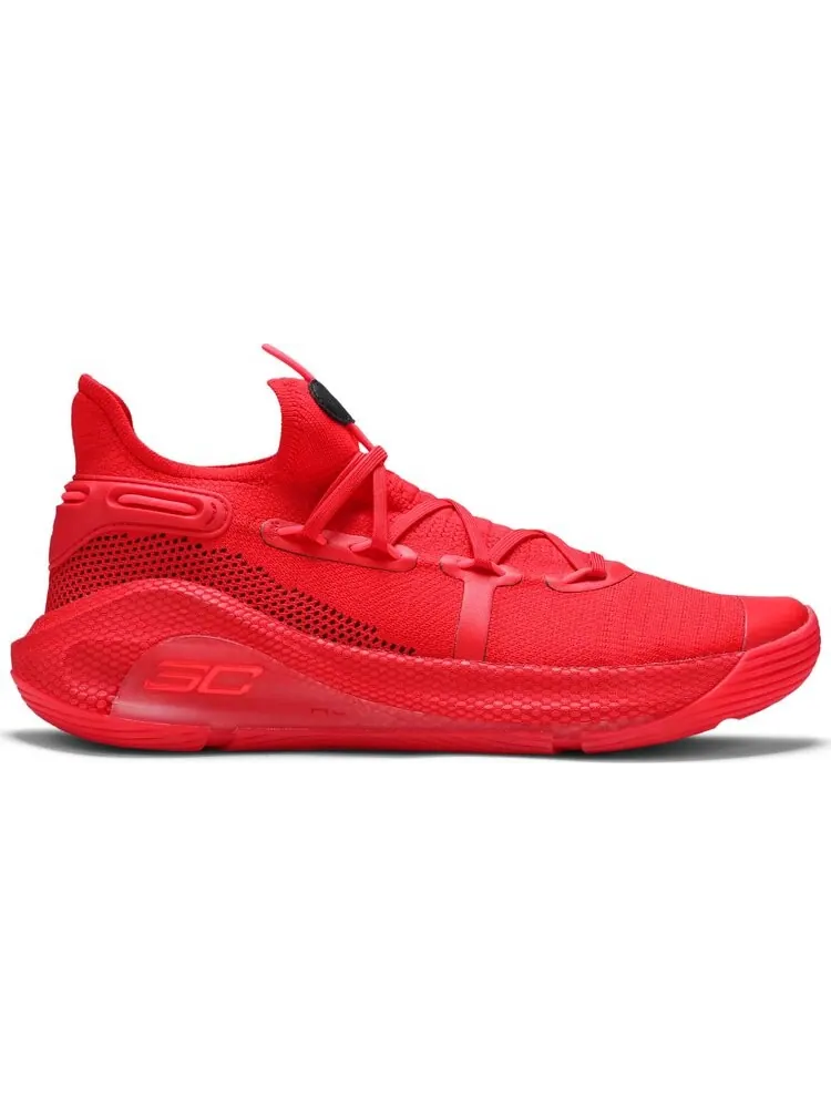 Кроссовки Under Armour Curry 6 Heart Of The Town — изображение 1 из 8, красный