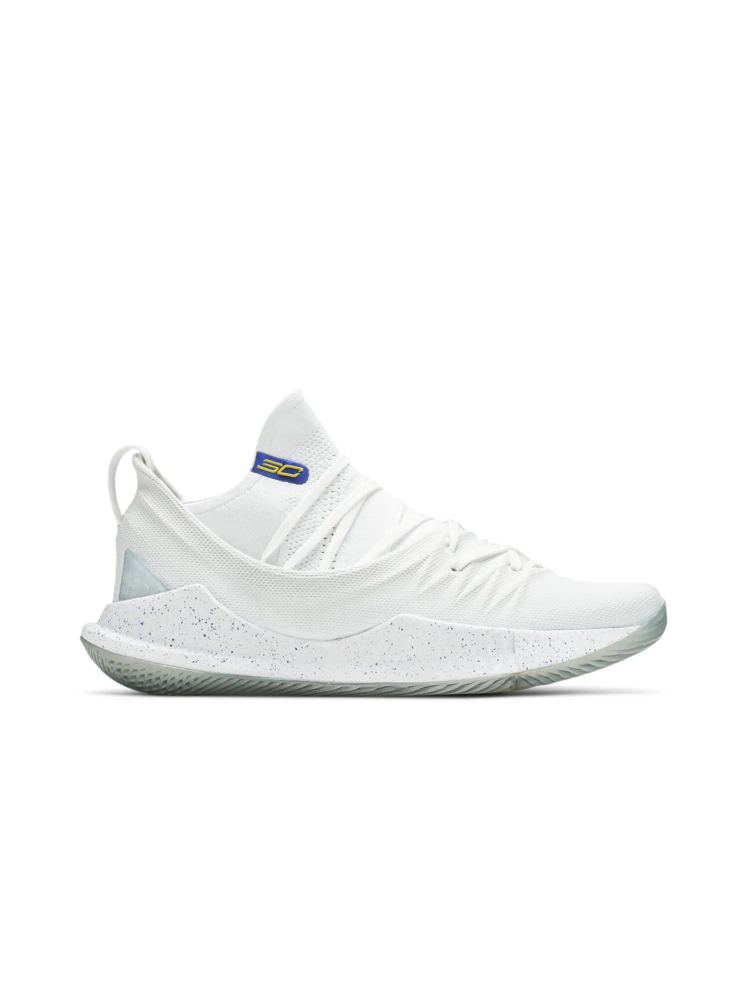 Кроссовки Curry 5 Low Under Armour — изображение 1 из 8, белый/белый/белый