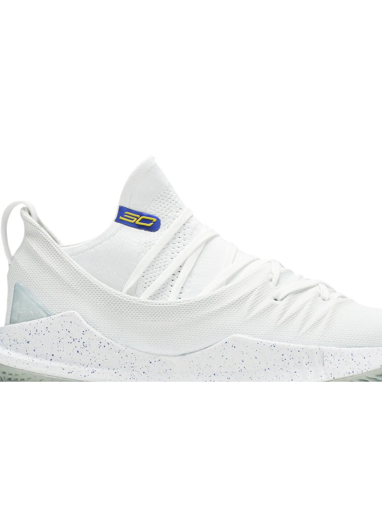 Кроссовки Curry 5 Low Under Armour — изображение 2 из 8, белый/белый/белый