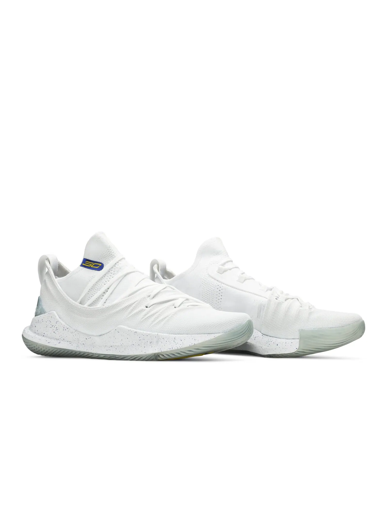 Кроссовки Curry 5 Low Under Armour — изображение 8 из 8, белый/белый/белый