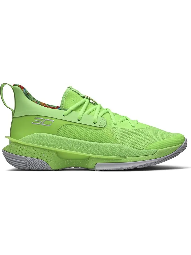 Кроссовки Under Armour Sour Patch Kids x Curry 7 Lime — изображение 1 из 8, зеленый