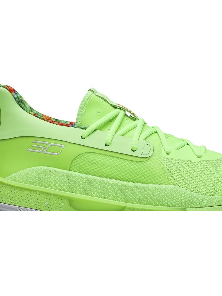 Кроссовки Under Armour Sour Patch Kids x Curry 7 Lime — изображение 2 из 8, зеленый