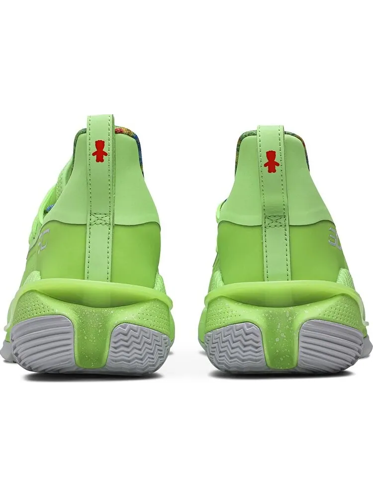 Кроссовки Under Armour Sour Patch Kids x Curry 7 Lime — изображение 6 из 8, зеленый
