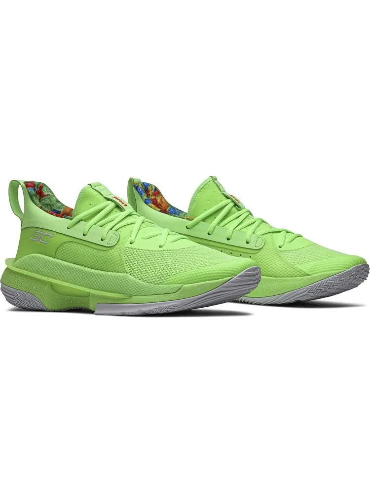 Кроссовки Under Armour Sour Patch Kids x Curry 7 Lime — изображение 8 из 8, зеленый