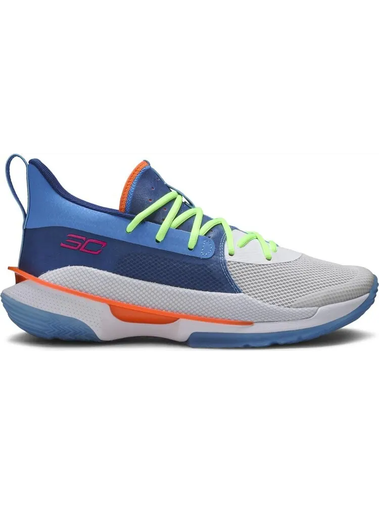 Кроссовки Under Armour Curry 7 Super Soaker — изображение 1 из 8, синий
